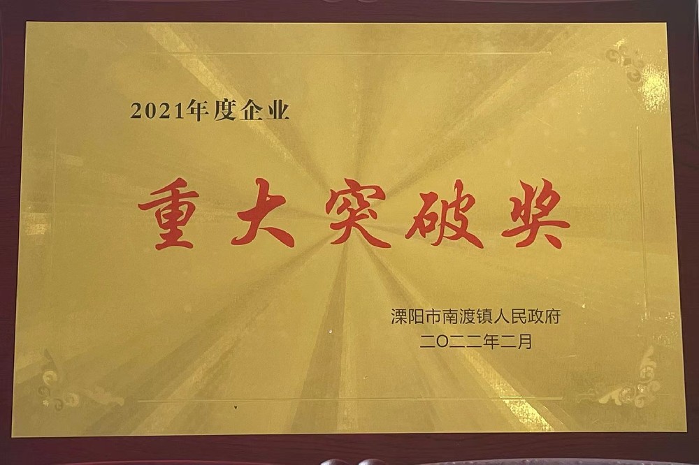 2021年度企業(yè)重大突破獎(jiǎng)